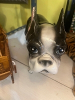 Ceramic Japanese Boston terrier 